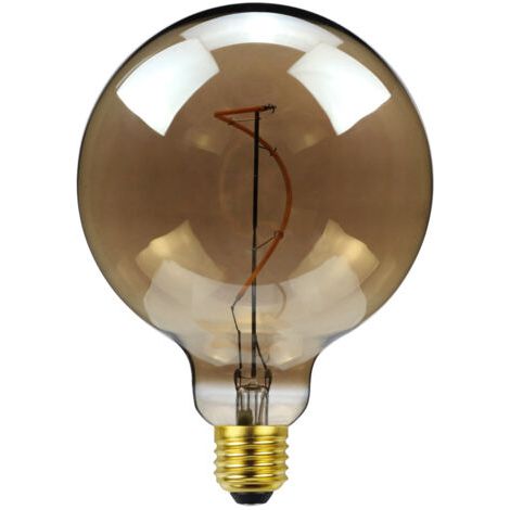 Pair Ampoule LED Bande Lumineuse Flexible Fil Tournant 220V Gris Fumé Ampoule 2300K