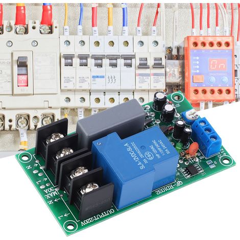 Module relais temporisé 220 V CA RD1032-30S avec potentiomètre réglable et interrupteur de relais 30 A (1/5)