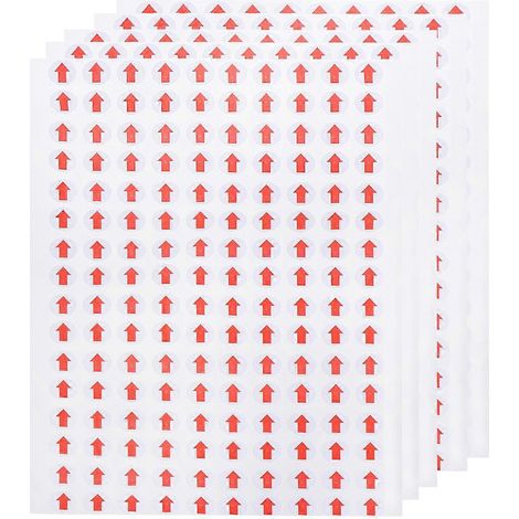 3200 feuilles d'autocollants pour enfants - Étiquettes autocollantes de contrôle qualité - Petites étiquettes autocollantes rondes et à points - Étiquettes adhésives pour produits défectueux