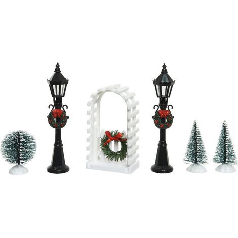 ACCESSORI NATALIZI  PER PAESAGGI ASSORTITI H12CM