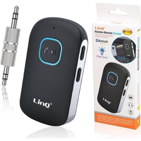 TRADE SHOP - Ricevitore Musicale Bluetooth Con Luce Per Auto Altoparlante Wireless My2428 -