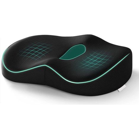 Coussin de siège - Coussin de siège orthopédique et ergonomique - Coussin de siège orthopédique - Anneau de siège - Coussin triangulaire - Coussin de siège ergonomique - Mousse à mémoire de forme - No (1/5)