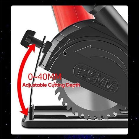 Support Pour Meuleuse D'Angle - Réglable 0 À 45° - Coupe Jusqu'à 40 Mm - Compatible Disques 100 À 125 Mm - 0,66 Kg (1/5)