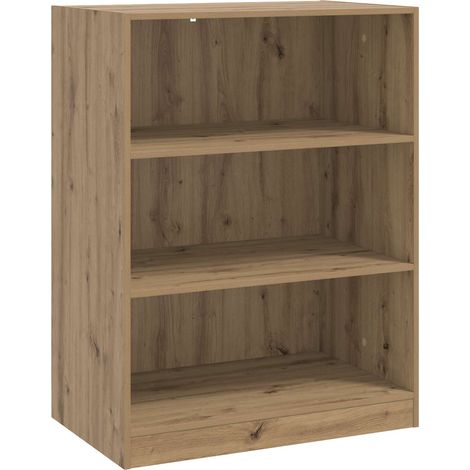 Kleiderschrank mit Regal Artisan-Eiche 77 x 48 x 102 cm PB vidaXL