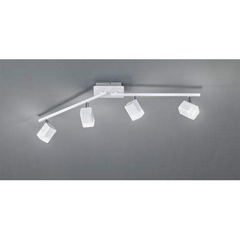 Foco de Techo 4 Led Orientable Roubaix Blanco Trio Iluminación (1/2)