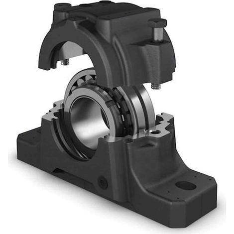 Palier fonte en deux parties SNT205+22205-EJ-W33-TIMKEN
