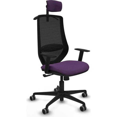 Piqueras y Crespo Sedia Ergonomica Mardos Viola per Ufficio