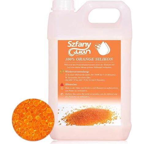 Déshydratant en gel de silice réutilisable avec indicateur de couleur pour le stockage de l'électronique, des outils et du filament d'impression 3D contre l'humidité, la moisissure et (1/5)