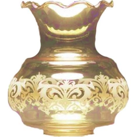 Paralume in vetro MISS AMBER 14,5x12cm (1/2)