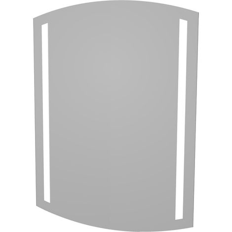 FACKELMANN LED Spiegel B.STYLE / Wandspiegel mit LED-Beleuchtung / Maße (B x H x T): ca. 60,5 x 80 x 2 cm / Ambientebeleuchtung / hochwertiger & moderner Badezimmerspiegel / Breite: 60,5 cm"-"84490 (1/5)