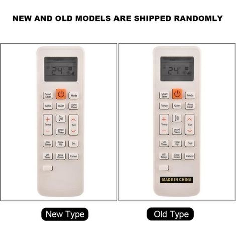 Télécommande de climatisation - Samsung - DB93-11489L - Universelle - Infrarouge - Blanc (1/4)