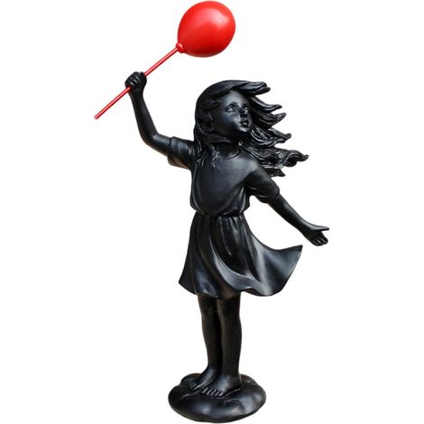 Gartenfiguren Deko Für Den Außenbereich,Gartenfigur Kleines Mädchen Statue Dekoration - Mit Ballon Szenenrequisite Aus Wetterfestem Kunstharz Für Hochzeit Geburtstag Und Einweihungsparty Und (1/5)