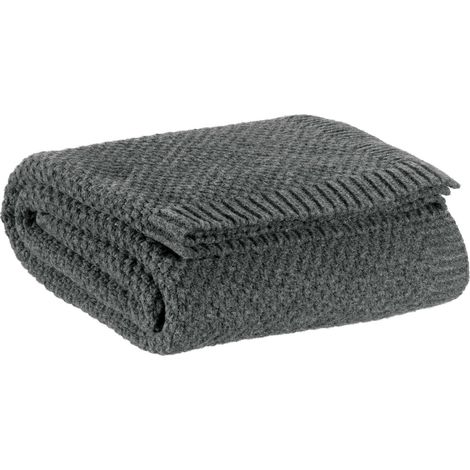 VIVARAISE - Plaid tricot recyclé Vivaraise - Danilo (130 x 160 cm) en polyester recyclé (1/3)