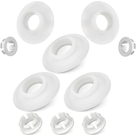 5-teiliges weißes Set – kompatibel mit der IdealStandard SV01967 Silikon-Ablaufventildichtung und dem WC-Sitz