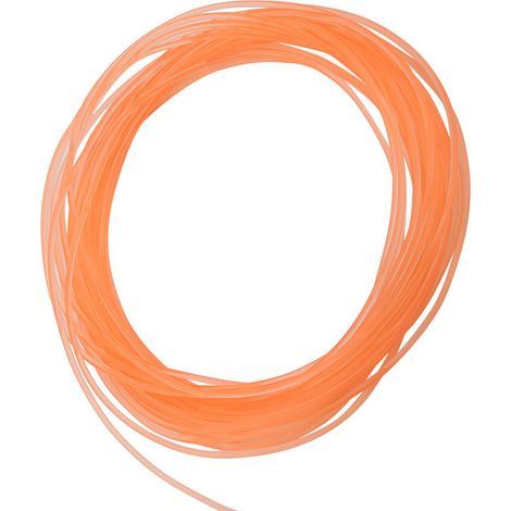 Courroie ronde PU polyuréthane orange, surface lisse, transmission mécanique, 4mm x 10m, robuste et durable (1/5)