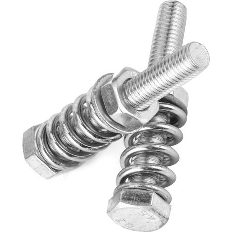 Kit de réparation échappement M10x1.5 avec goujon, écrou, ressort et joint, pièces de rechange compatibles Nissan Altima / Sentra (1/5)
