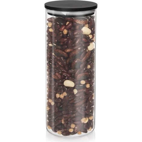 Recipiente de vidrio para productos a granel con tapa y cierre herm茅tico de 1,2 l. (1/5)