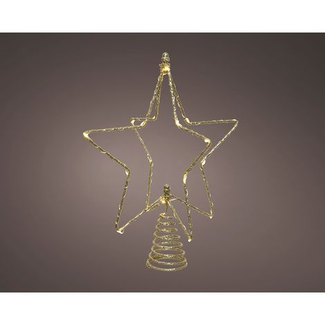 ESTRELLA ARBOL DORADA MICROLED (1/2)