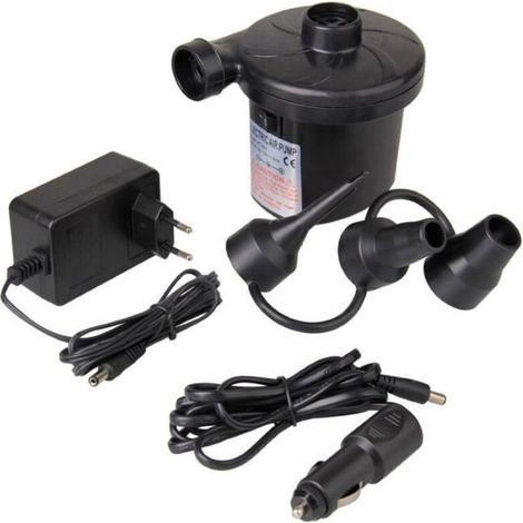 Elektrischer Reifenfüller/Reifenentleerungsapparat, 220-V- und 12-V-Kfz-Netzteil, schwarz (1/5)