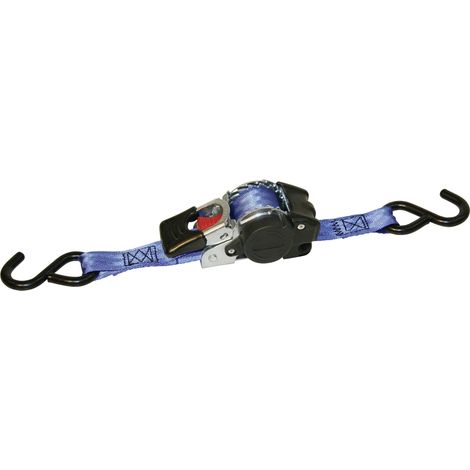 Kerbl Automatik Zurrgurt 25 mm x 1,8 m mit S-Haken