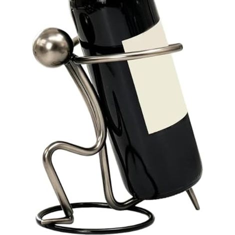 Porte-bouteilles Genérico pour comptoir, bureau, décoration en métal – Porte-bouteilles de champagne, pour barman, hôte passionné, propriétaire, cuisine, maison, restaurant, hôtels, clubs (1/5)