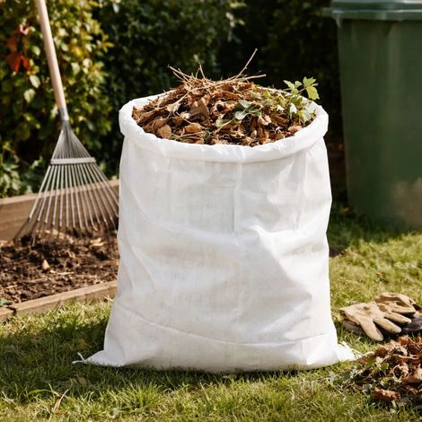 Sac à déchets jardin 60x80cm ficelle fermeture - Lot 4 pièces (1/5)