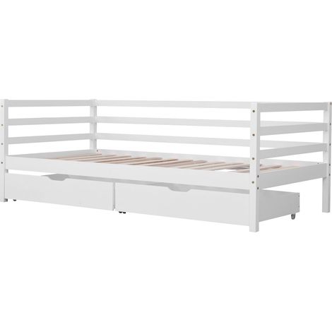 Panca letto per bambini 190x90cm con cassetti JULES