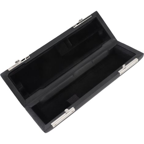 Étui pour piccolo 16 trous, boîte de rangement noire en cuir résistant et portable, antichoc. (1/5)