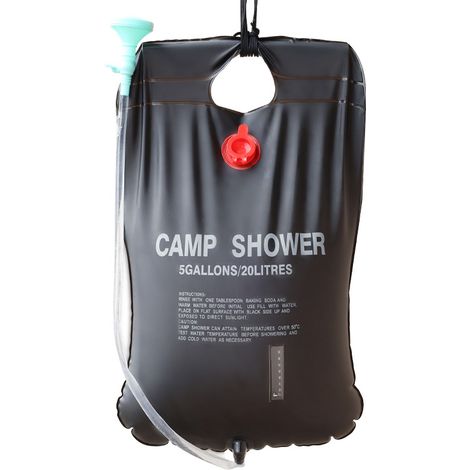 20-Liter-Solarduschsack, für Camping, Temperaturen bis zu 45 °C, Wandern, Klettern (1/3)