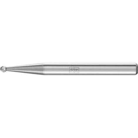 PFERD TOOLS Hartmetall Frässtift Kugel KUD Ø 1,5x1 mm Schaft-Ø 3 mm Z5 universal fein