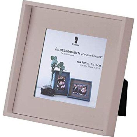 Cadre photo, Format 13 x 13 cm, Taupe, 1 pièce