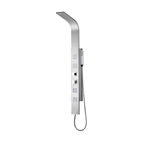 PARETE ATTREZZATA MULTIFUNZIONE MOD. SANTORINI- Acciaio inox spazzolato- DH- pezzi 1
