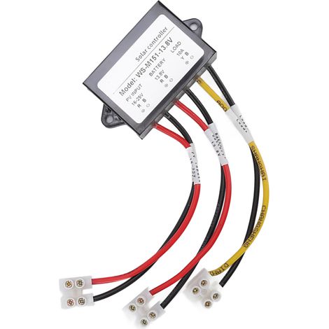 Contrôleur solaire MPPT 150 W 10 A avec sortie de charge nocturne photosensible pour panneau solaire destiné à l'éclairage public 13,8 V (1/5)