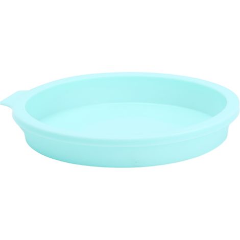 Backform für die Küche, wiederverwendbare Silikon-Backform für Bäckereien und Konditoreien, blau, rund (1/5)