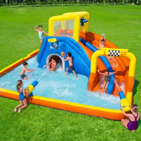 Aufblasbarer Super Speedway: Der Wasserpark für Kinder, der Sie zum Fliegen bringt - 5.51 m x 5.02 m x 2.65 m (1/5)