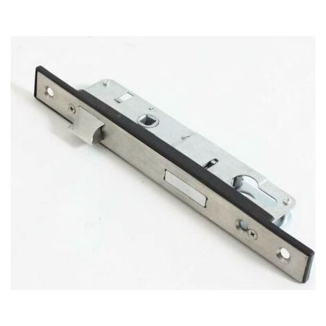 Pair Serrure à encastrer monopoint de porte de jardin 85 mm en acier inoxydable- (1/2)