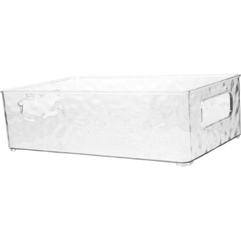 Plateau De Rangement Rectangulaire en Acrylique pour Parfums Bijoux Maquillage Décoration De Bureau