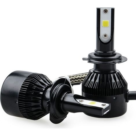 Trade Shop - Par De Lámparas B22 Para Luces De Cruce Y De Carretera H1 Led 12v-24v 48w Coche Motocicleta -