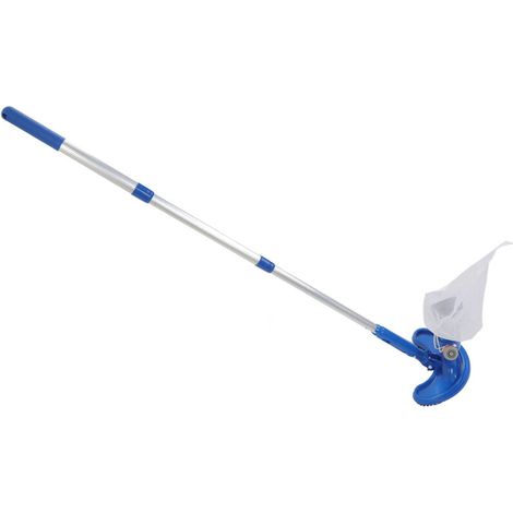 Outil d'aspiration sous vide de piscine avec brosse Portable tige télescopique en plastique nettoyeur à jet d'aspirateur de piscine pour fontaine de centre de spa norme européenne (1/5)