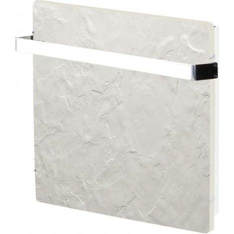 Sèche-serviette à inertie Wifi Blanc Quartz 800W Carré - Valderoma BZ08BSW (1/2)