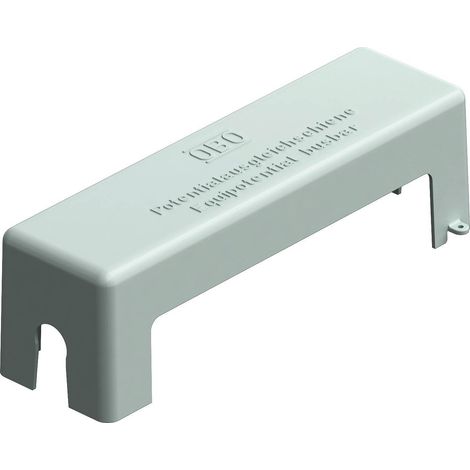 OBO Bettermann Calotta di copertura per barra equipotenziale 72x45mm Polistirolo grigio, 5015707