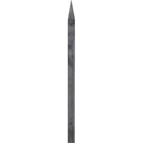 Barreau appointé - Hauteur 200mm Carré de 14mm - Fer forgé - À souder - DECO FER FORGE