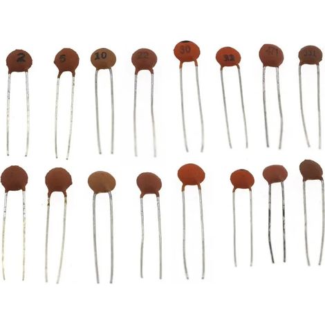 960Pcs/lot Ceramic capacitor Assortment Kit 2PF-0.1UF 50V Ce (1/4)