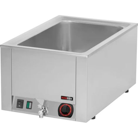 Bain marie électrique GN 1/1 - 200 TOP avec vidange REDFOX - BMV 1120 - REDFOX