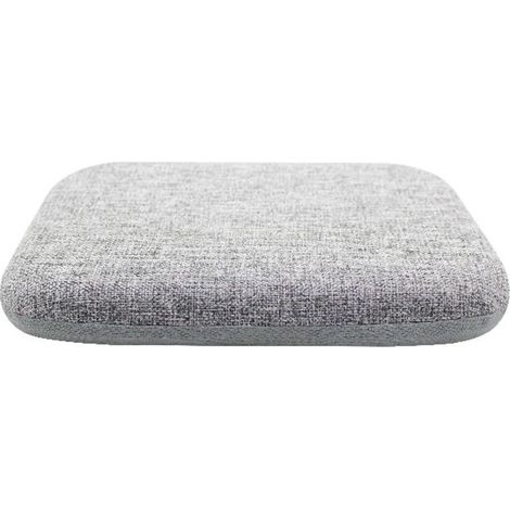 Coussin Chaise, Galettes De Chaise De Jardin,Galette De Chaise Carrée,Mousse À Mémoire De Forme pour Chaise De Bureau, Housse Lavable,Gris,40x40cm [Classe énergétique A] (1/5)