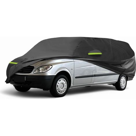 Housse De Voiture pour Vito II W639 2003-2010 1pc Couleur Noir, Matériau 210D-PU, Extérieure Complète, Toutes Saisons, Imperméable, Protection Soleil Neige (1/5)