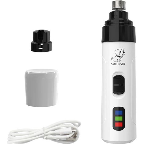 Per USB wiederaufladbarer Nagelschleifer für Hunde  Hochpräziser Trimmer für Hunde  Ergonomischer und leiser Nagelschneider für alle Hunderassen (1 Set)