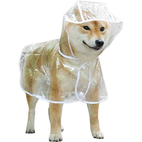 Manteau imperméable pour animaux, imperméable portable, respirant et léger, poncho de pluie pour chiens (1/5)