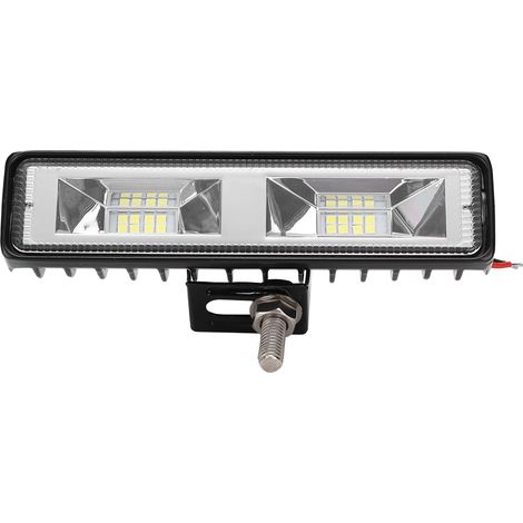 Phares antibrouillard de conduite ultra-lumineux à 16 LED blanches de 48 W pour camions, voitures et motos (modification) (1/2)