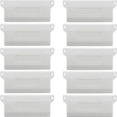 Plaque de base de 89 mm, ensemble de 10 pièces pour stores vénitiens verticaux, accessoires inclus. (1/5)